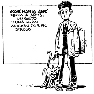 Beà, a su entrada en SI, con apenas 15 años