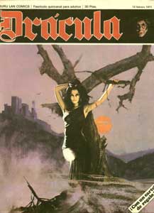 Número 1 de Drácula, con portada de Enrich