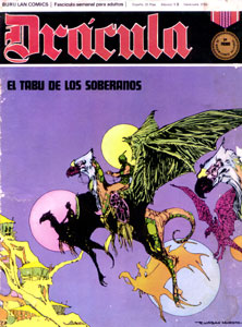 Drácula número 21, con portada de Esteban Maroto