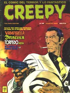 Creepy # 38, con portada de Bernet