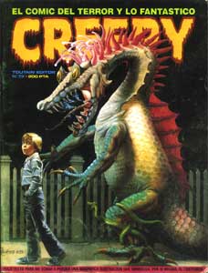 Rowena en la portada de Creepy # 73
