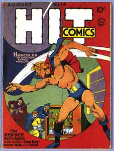 Portada de Hit Comics # 14