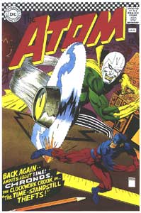 Portada de Atom, de DC Comics / Warner Communications