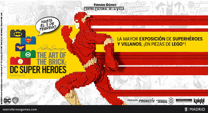The Art of the Brick: DC Super Heroes - Ficha de promoción en ...