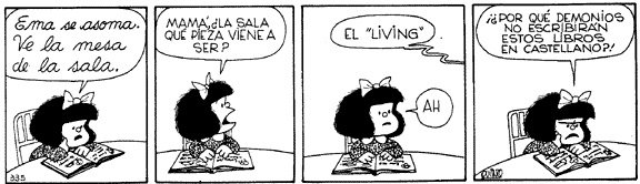 Mafalda comic. 