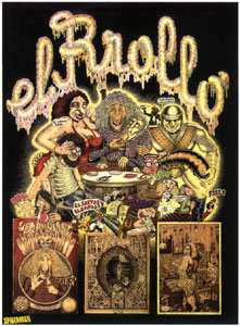 Cartel promocional de "el Rrollo", dibujado por Nazario