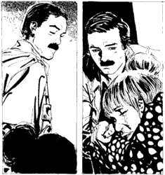 Viñetas centrales de una emotiva tira de El Loco Chávez