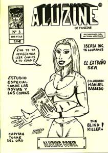 Aluzine de Fanzine # 3, con portada de Sergeus