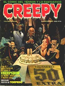 Creepy #50, nmero extra con portada de Sanjulin