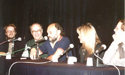 Ponencia con Caloi, Quino, Fontanarrosa, Von Rebeur y Nik