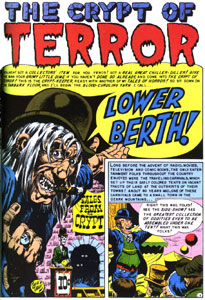 Primera pgina de la historieta "Lower Berth!"