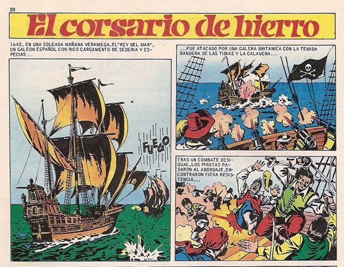 Patético Recientemente triángulo EL CORSARIO DE HIERRO EP 1 (MORTADELO, 0) - Ficha de historieta en  Tebeosfera