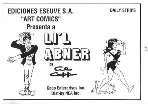 Lil Abner 1991 Eseuve Tebeosfera 