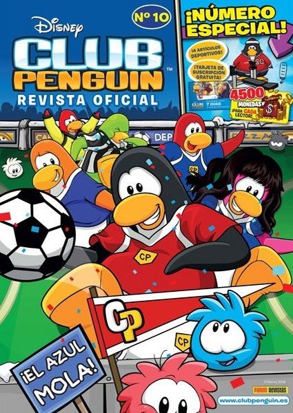 Club Penguin 2012 Panini Revistas 10 Ficha De Número En Tebeosfera