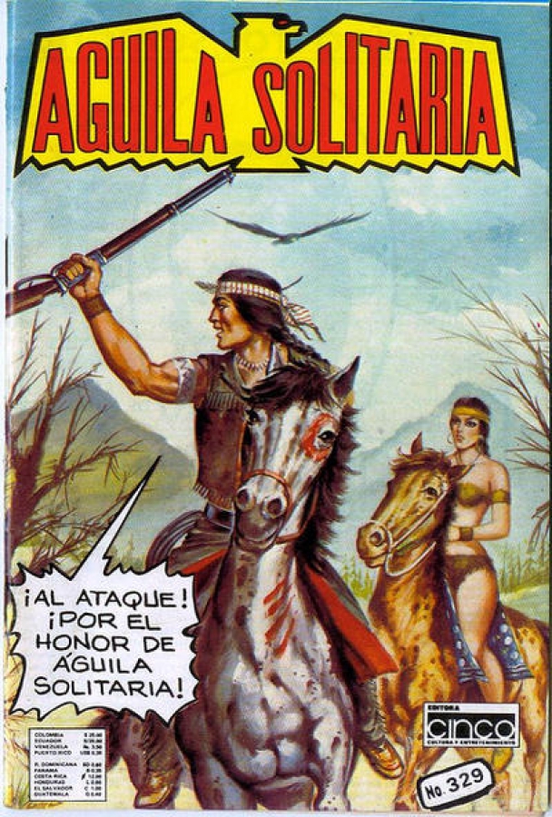 AGUILA SOLITARIA (1976, CINCO) 329 - Ficha de número en Tebeosfera