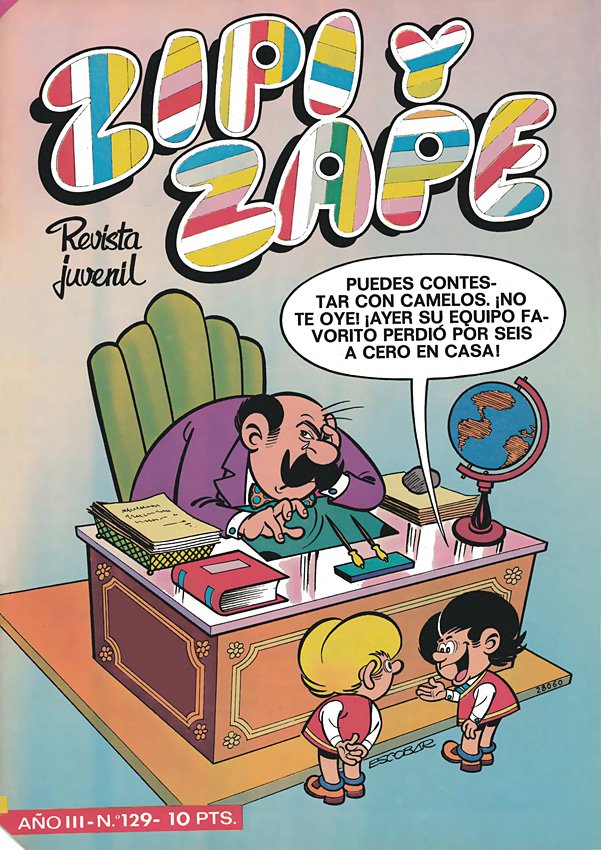 ZIPI Y ZAPE (1972, BRUGUERA) 129 - Ficha de número en Tebeosfera