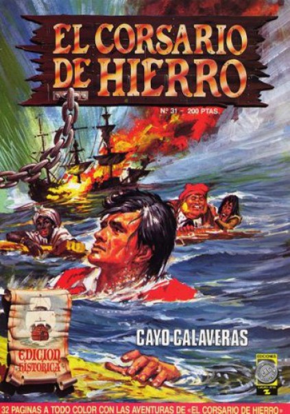 Tregua Suministro Cantina CORSARIO DE HIERRO, EL (1987, B) -HISTORICA- 31 - Ficha de número en  Tebeosfera