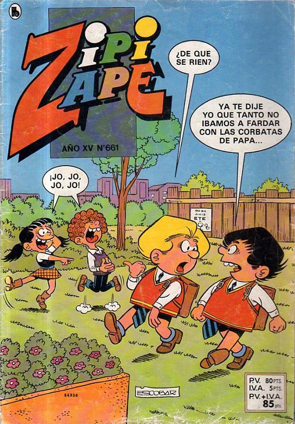 ZIPI Y ZAPE (1972, BRUGUERA) 661 - Ficha de número en Tebeosfera