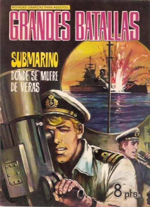 grandes batallas ferma 1965 80 - Grandes Batallas nº 80: Submarino