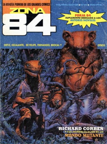 ZONA 84 (1984, TOUTAIN) 86 - Ficha de número en Tebeosfera