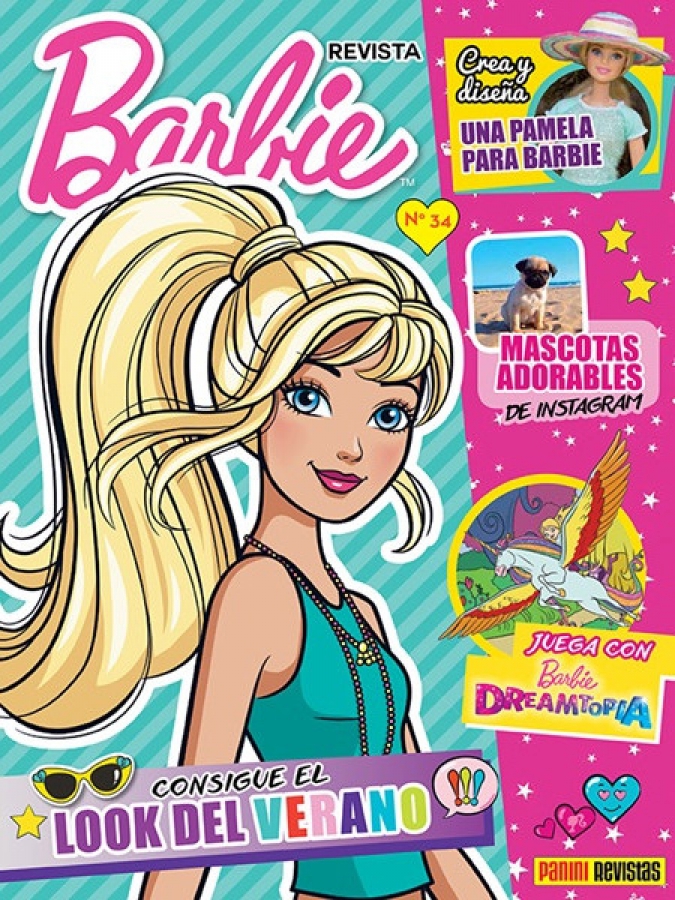 BARBIE (2013, PANINI REVISTAS) 34 - Ficha de número en Tebeosfera