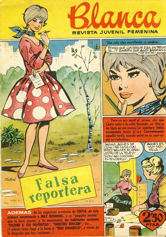 BLANCA (1961, BRUGUERA) 1 - Ficha de número en Tebeosfera