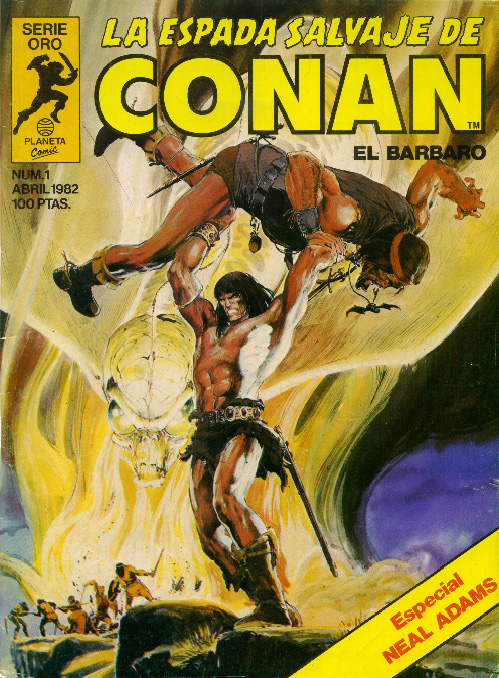 Leche Listo al exilio CONAN (1982, PLANETA / PLANETA-DEAGOSTINI) -LA ESPADA SALVAJE- 1 - Ficha de  número en Tebeosfera