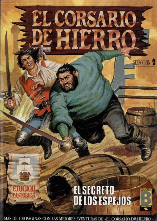 Revelar adjetivo cebolla CORSARIO DE HIERRO, EL (1987, B) -HISTORICA- VARIANTE 2 - Ficha de número  en Tebeosfera