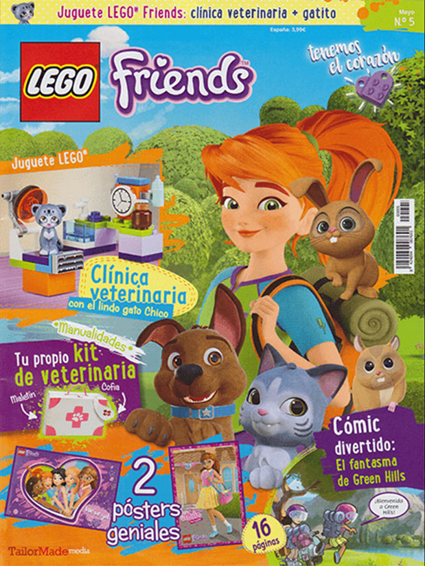 Ventilación Intacto esférico LEGO (2016, TAILOR MADE / BLUE OCEAN) -FRIENDS- 5 - Ficha de número en  Tebeosfera