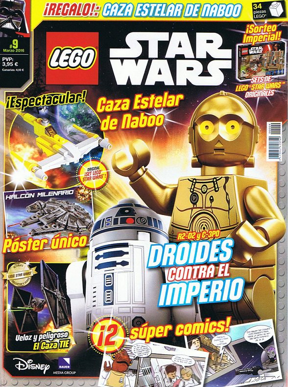 Ardiente Alcalde Leer STAR WARS (2015, BAUER / BLUE OCEAN) -LEGO- 9 - Ficha de número en  Tebeosfera