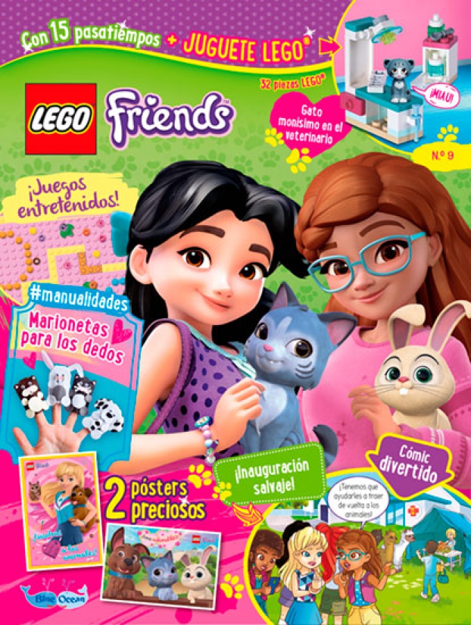simultáneo salario Impermeable LEGO (2016, TAILOR MADE / BLUE OCEAN) -FRIENDS- 9 - Ficha de número en  Tebeosfera
