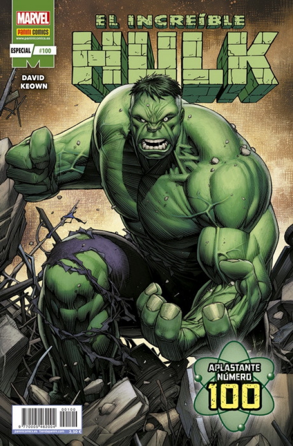 HULK (2012, PANINI) -EL INCREIBLE VOL 2- 100 - Ficha de número en Tebeosfera