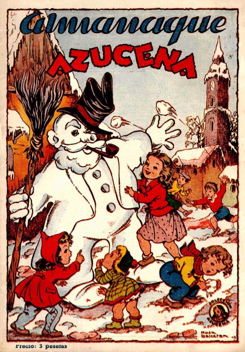 AZUCENA (1946, PARA NIÑOS / TORAY) EXTRA 7 - Ficha de número en Tebeosfera