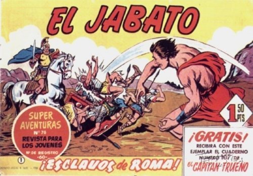 Trueno vs Antifaz Jabato_el_mora_darnis_1958